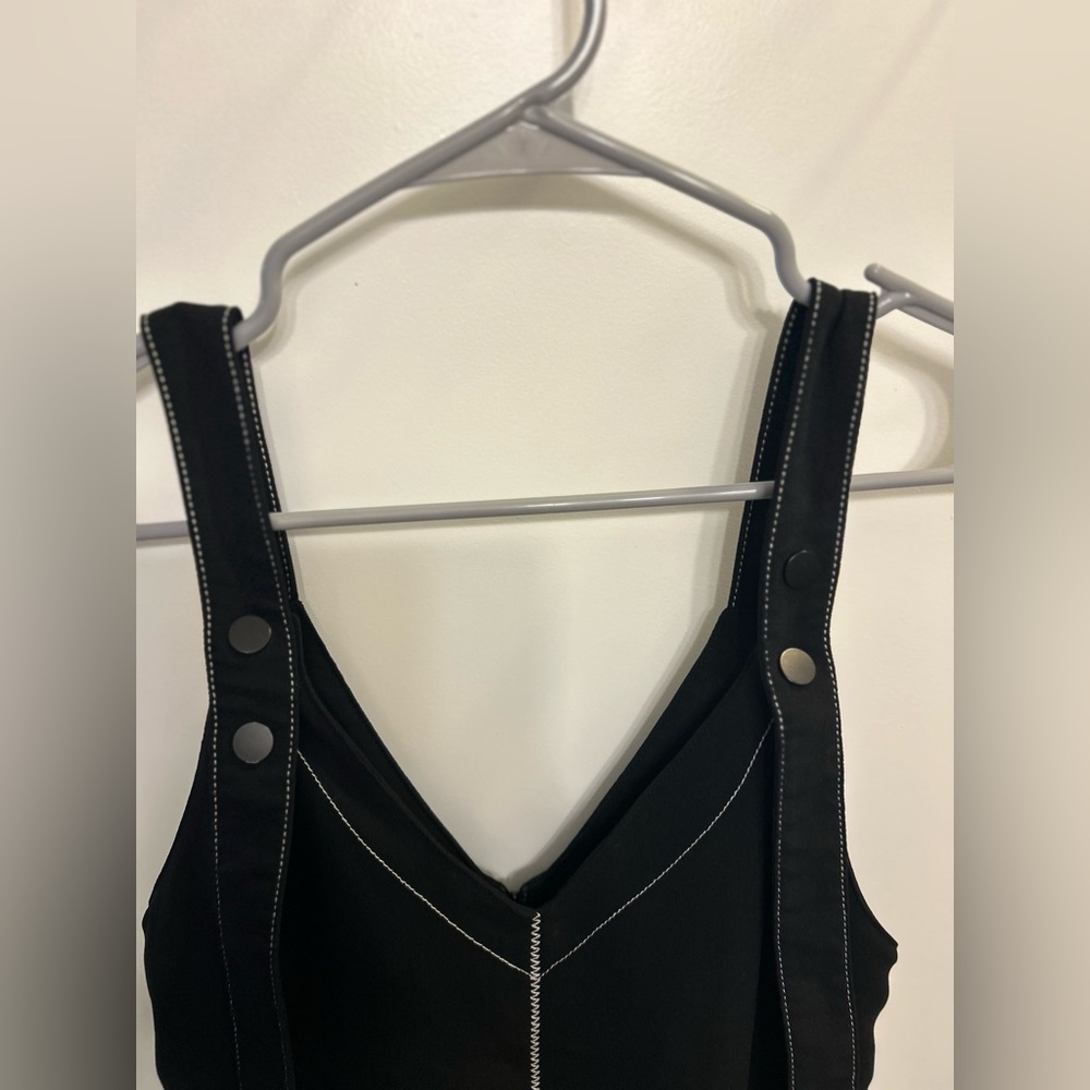 Gloria Black Strappy Mini Dress - Picture 3 of 12